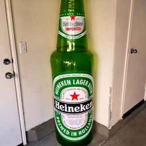 Collectors' 5' Inflatable Heineken Bottle